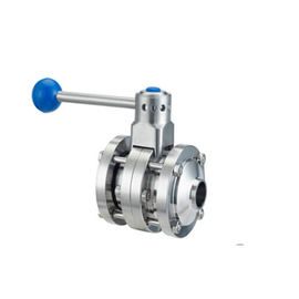 304 / 316L Stainless Steel Dairy Butterfly Valve Various Handles Available