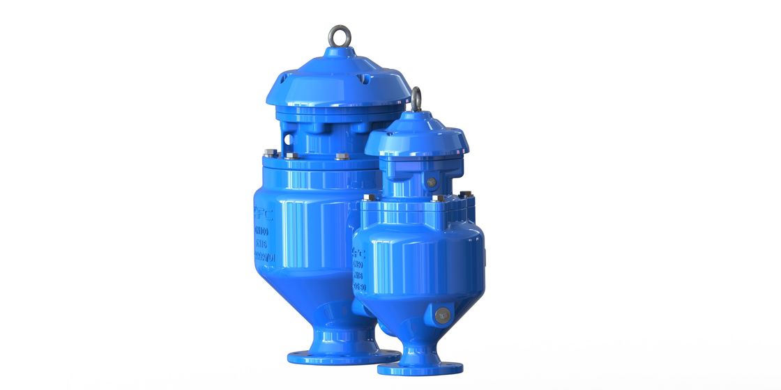 Single Chamber Sewage Air Valve , Triple Function Combination Air Release Valve