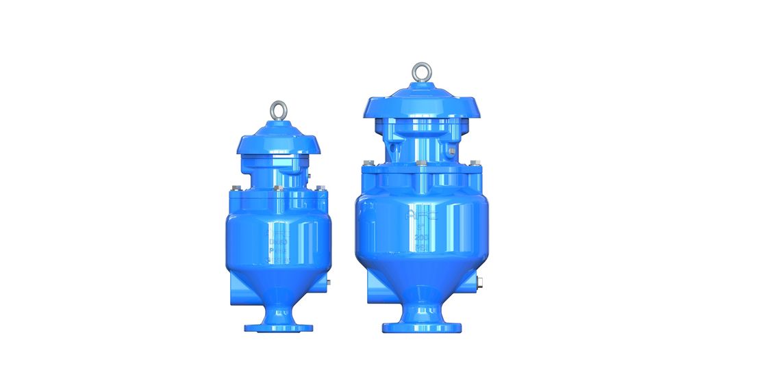 Spill Free Triple Function Combination Air Release Valve For Sewage Water System