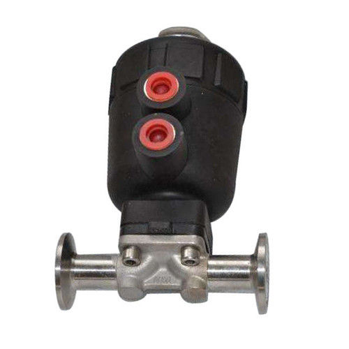 Stainless Steel Tri Clamp Diaphragm Valve Sanitary Grade With Pneumatic Actuator