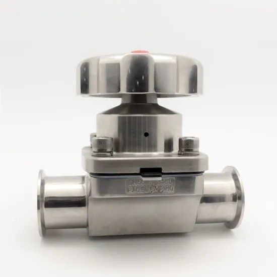 Sanitary Stainless Steel 2 Way Diaphragm Valve For Water Processing Industry