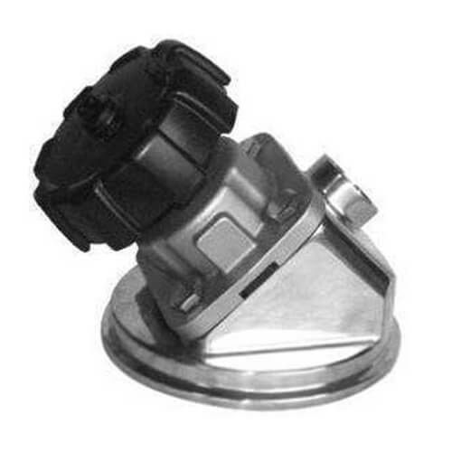 Hygienic Stainless Steel Tank Bottom Valve With Butt Weld Connection Ends