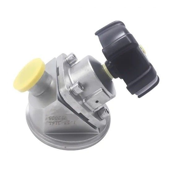 Sanitary Diaphragm Flow Control Valve SS 304 316L Made With Union Connection