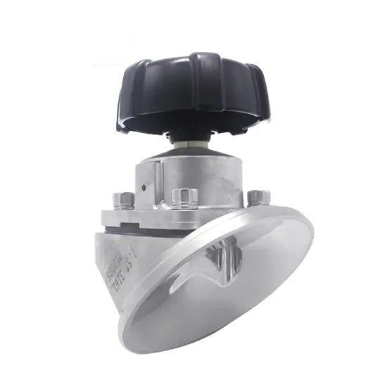 Sanitary Diaphragm Flow Control Valve SS 304 316L Made With Union Connection