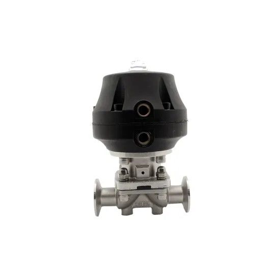 Pneumatic Operated Sanitary Diaphragm Valve DN25 - DN100 With Tri Clamp Ends