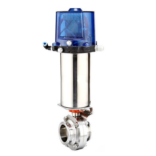 Welded / Tri Clamp / Threaded Butterfly Valve Stainless Steel 304 316L Made