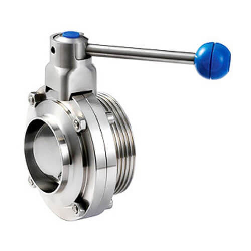 304 316L Stainless Steel Butterfly Valve Hygienic Grade For Water Industry