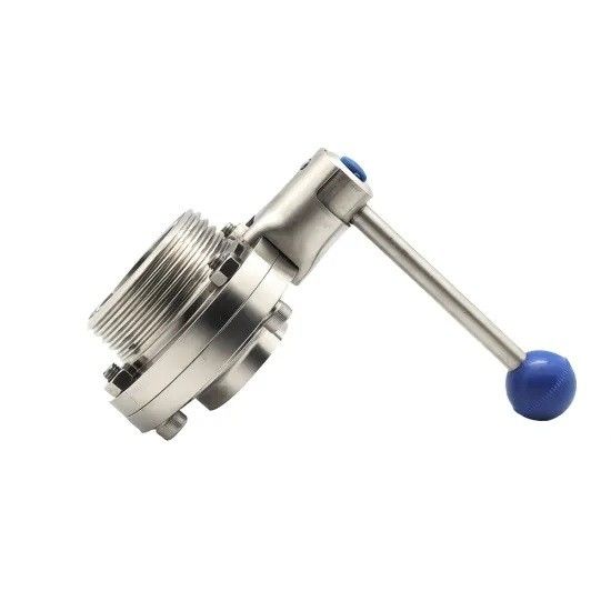 304 316L Stainless Steel Butterfly Valve Hygienic Grade For Water Industry