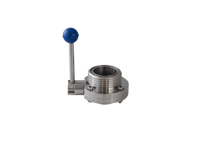 304 316L Stainless Steel Butterfly Valve Hygienic Grade For Water Industry