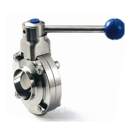 Forged SS 304 316L Welded / Butt Weld Butterfly Valve For High Temperature Pipe System