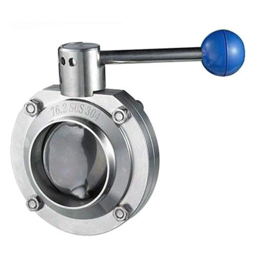 Forged SS 304 316L Welded / Butt Weld Butterfly Valve For High Temperature Pipe System