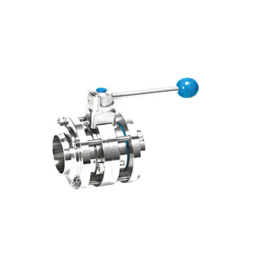 304 / 316L Stainless Steel Dairy Butterfly Valve Various Handles Available