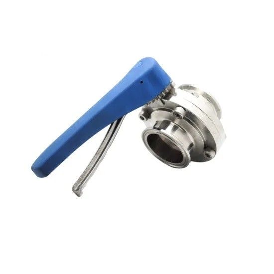 Food Grade Tri Clamp Butterfly Valve With Precision CNC Milling Machined Body