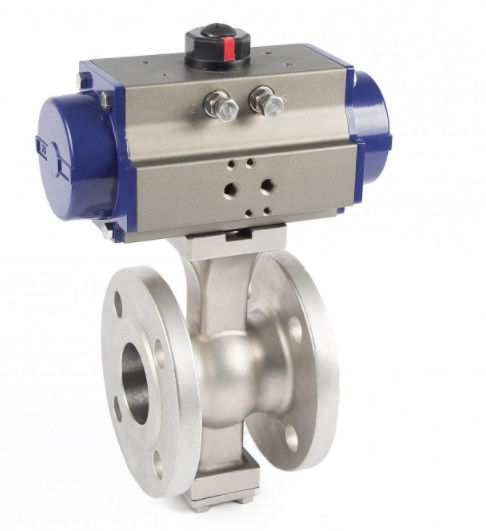 V Type Trunnion Ball Valve For Paper Mills / Chemical Plants / Smelters