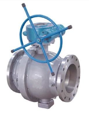 Fire Safe Design Trunnion Ball Valve Casted Carbon Steel / Stainless Steel Made