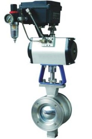 V Type Trunnion Mounted Valve Light Weight For Industrial Precise Flow Control