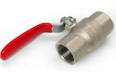 Bypass Type Brass Ball Valve Lever Operation With Female Thread Connection