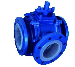 Anti Static Trunnion Type Ball Valve , Manual Operation Flanged Ball Valve