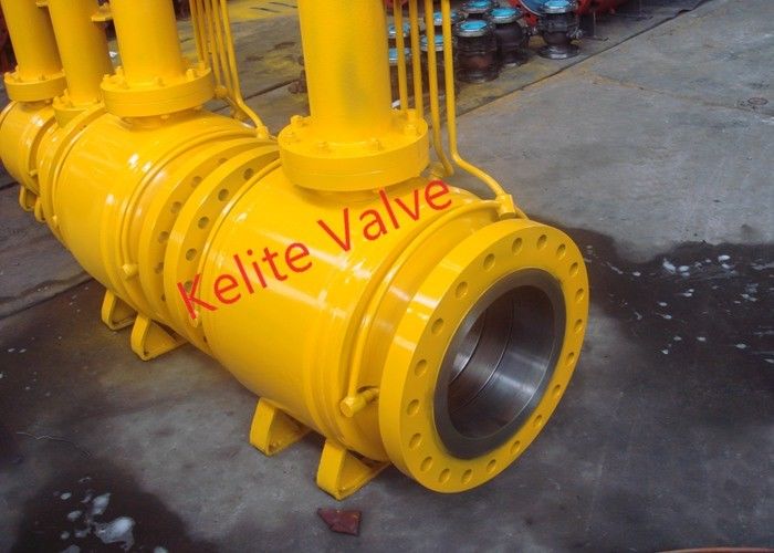 Industrial Fully Welded Ball Valve , Fire Safe Design One Piece Ball Valve
