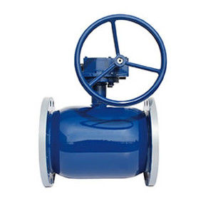 RF Flange Type Welded Body Ball Valve With Spring Loaded PTFE Sphere Seal