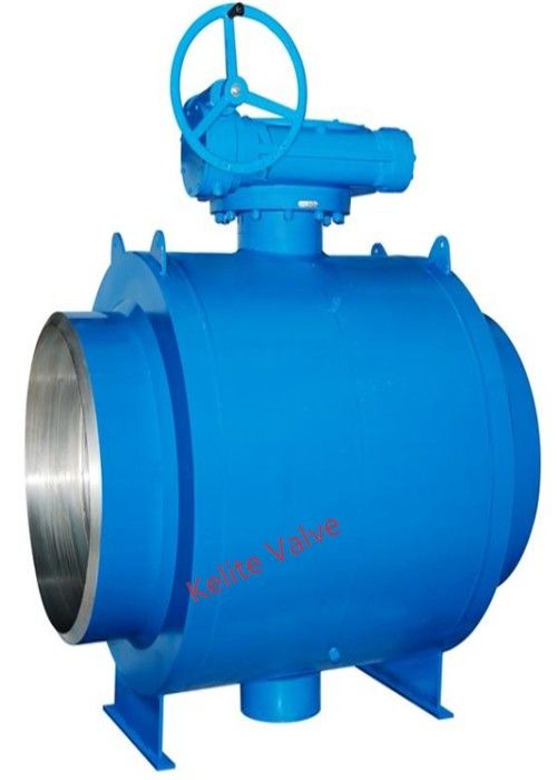 Gear Operation Fully Welded Ball Valve NPS 6&quot; - 36&quot; With Long Lifespan