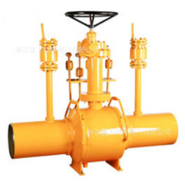 Abrasion Resistant Fully Welded Ball Valve / One Piece Full Bore Ball Valve