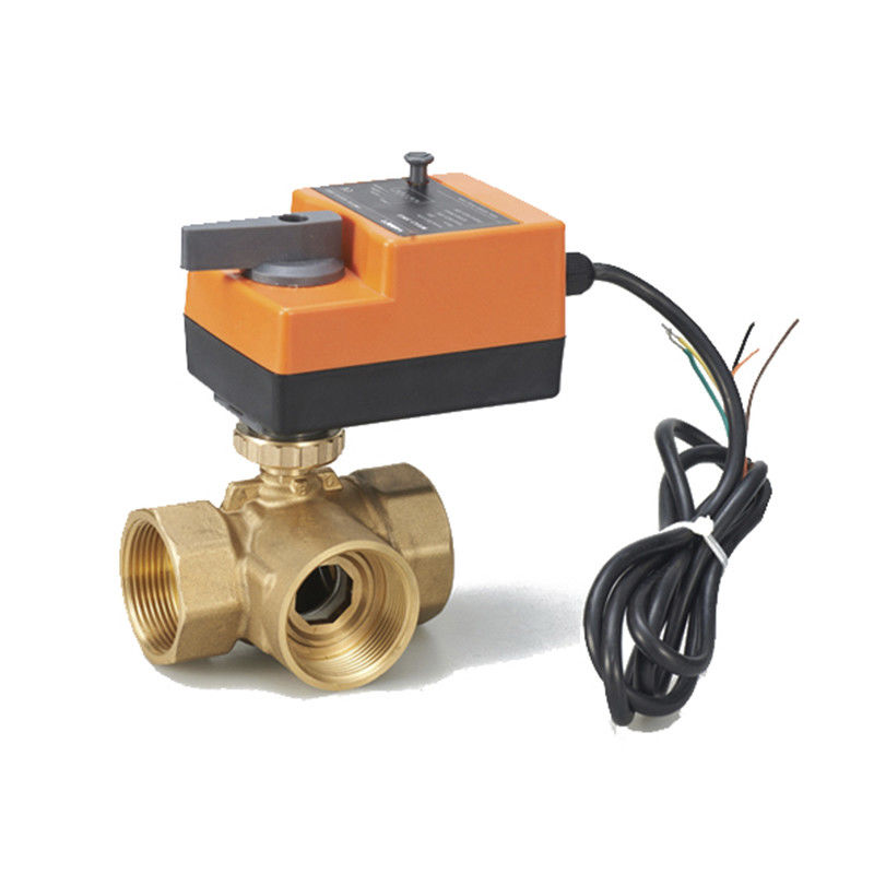 Accurate 2 Way Electric Actuated Ball Valve For Water Level / Flow Control