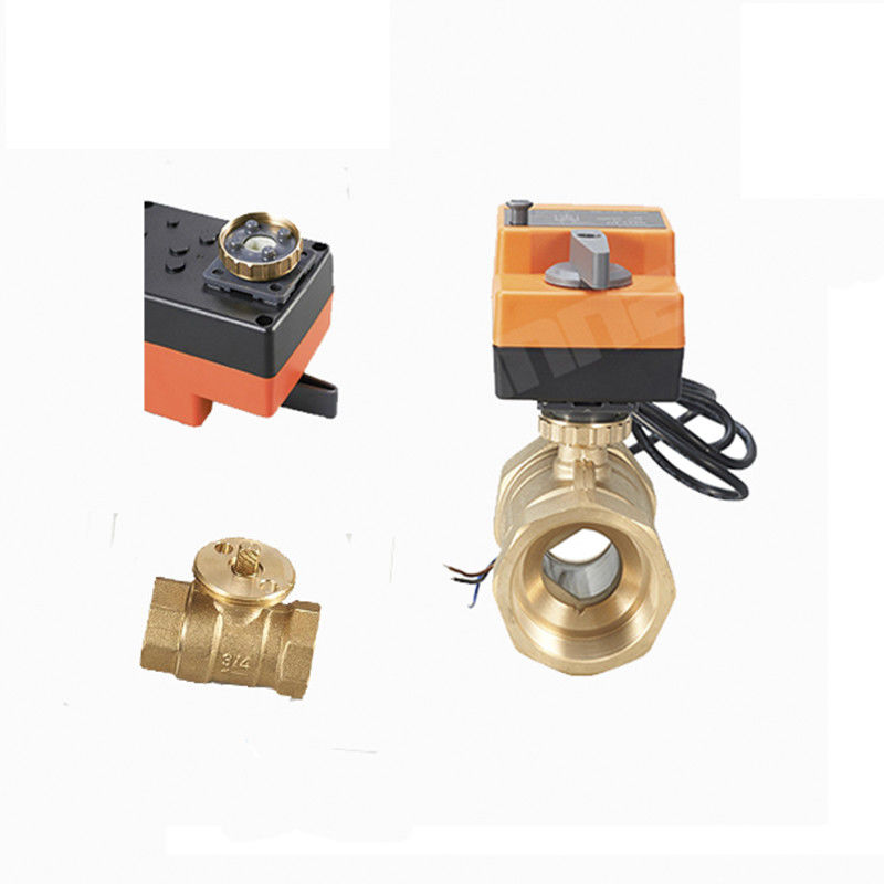 Accurate 2 Way Electric Actuated Ball Valve For Water Level / Flow Control