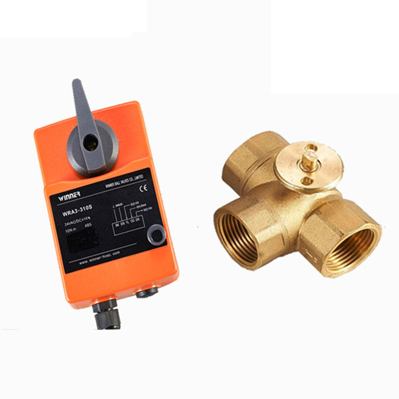 24V DN50 2 Way Electric Actuated Ball Valve For Water Treatment System