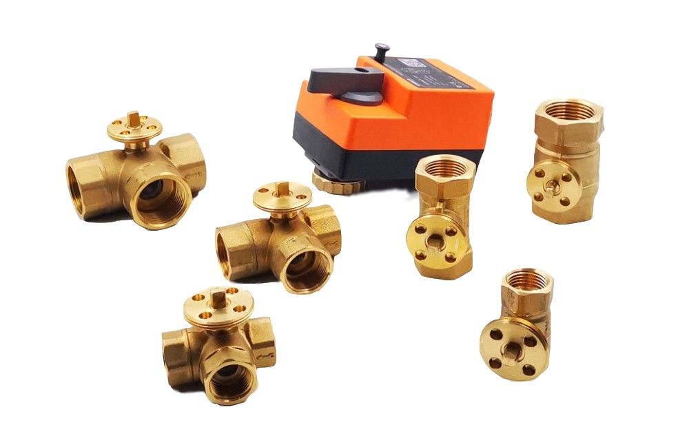 24V DN50 2 Way Electric Actuated Ball Valve For Water Treatment System