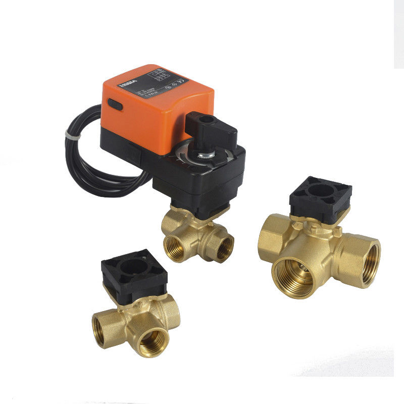 On Off Type Electric Inlet Ball Valve Hand Operated For Water Running Control