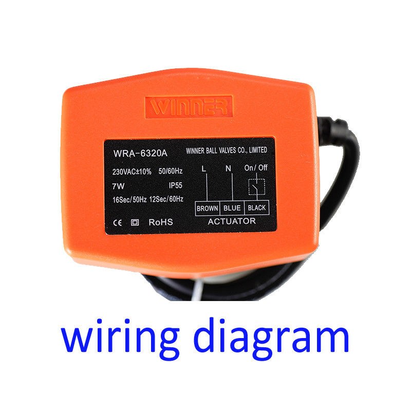 3/4 Inch 2 Way Electric Water Ball Valve For Agricultural Irrigation
