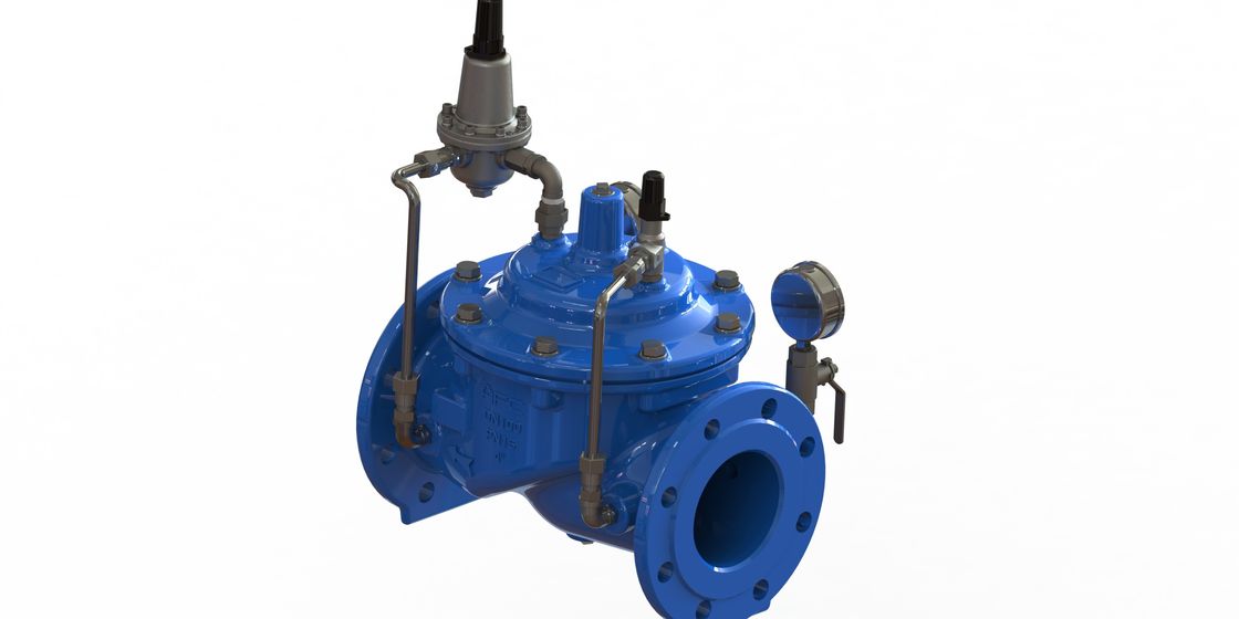 Ductile Iron Water Flow Regulator Valve , Robust Pressure Relief Valve