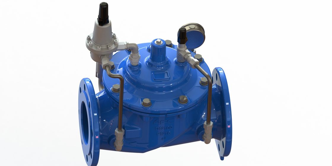 Ductile Iron Water Pressure Reducing Valve For Water System / Irrigation System