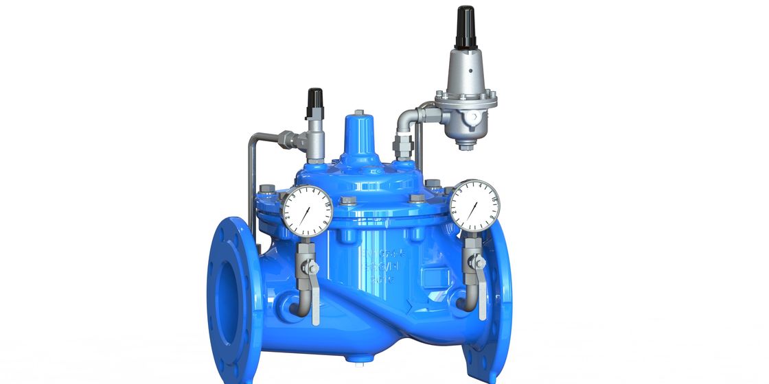 Full Bore Water Pressure Reducing Valve With EPDM Nylon Reinforcement Diaphragm