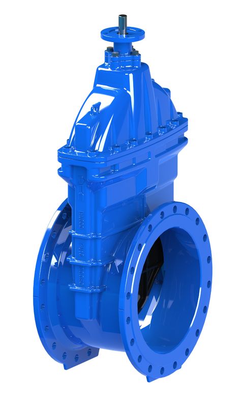 Anti Abrasion Water Gate Valve , Ductile Iron Non Rising Stem Gate Valve