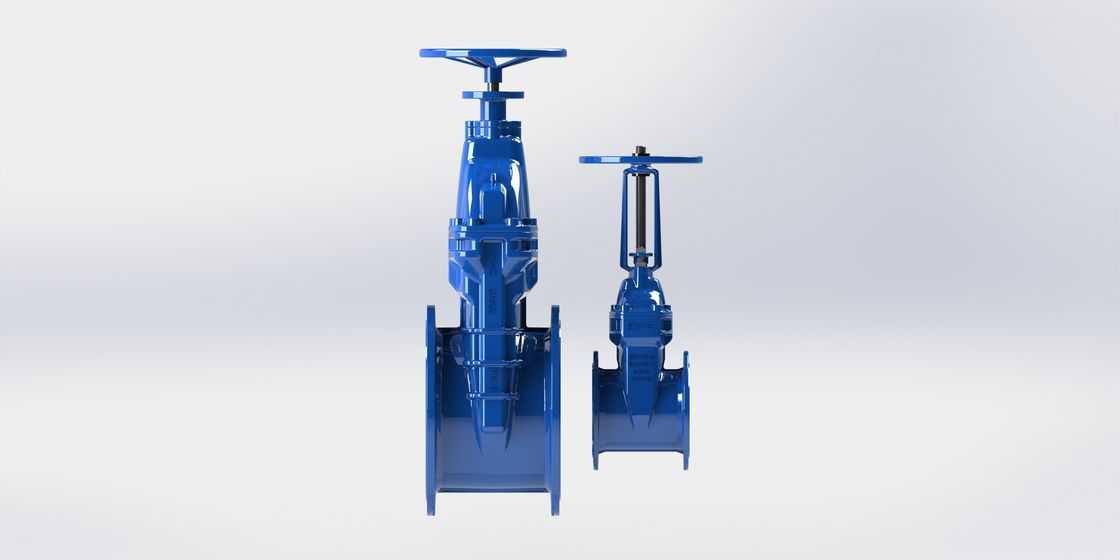 Anti Abrasion Water Gate Valve , Ductile Iron Non Rising Stem Gate Valve