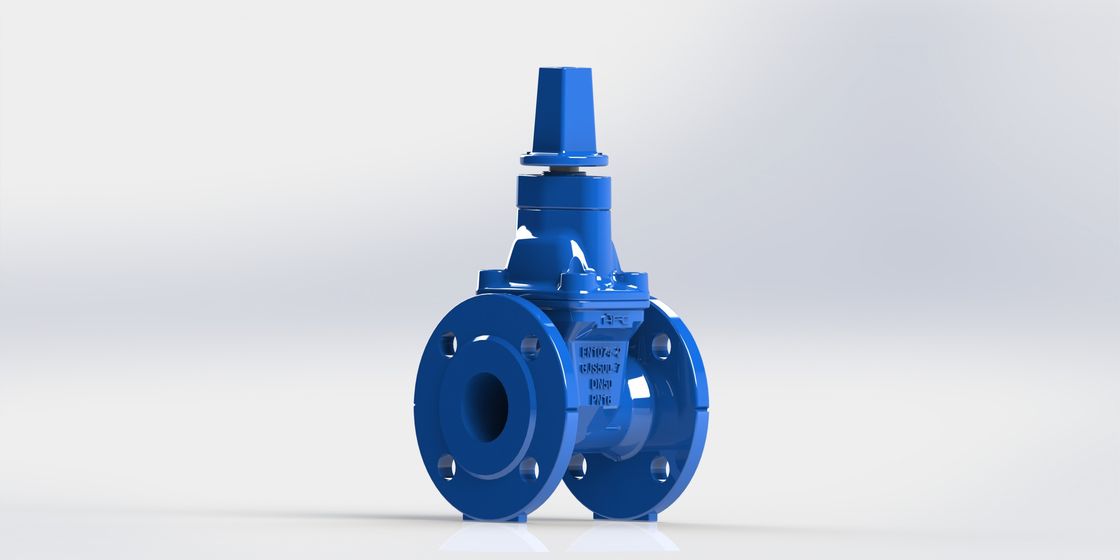 Low Torque Resilent Seated Gate Valve For Drinking / Waste Water System