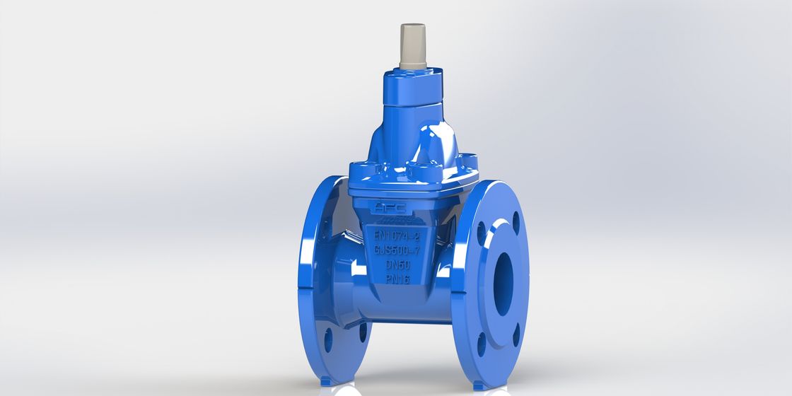 Low Torque Resilent Seated Gate Valve For Drinking / Waste Water System