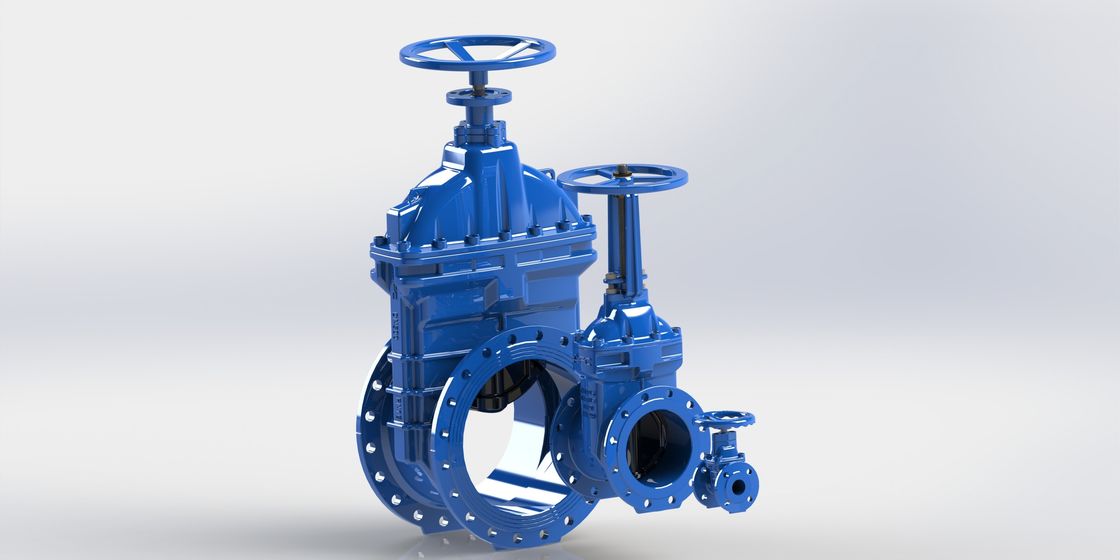 Cap Operated Water Supply Gate Valve FBE Coated For Fire Fighting System