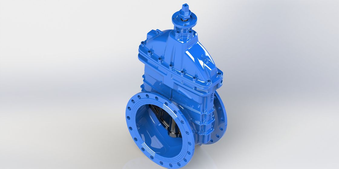 Cap Operated Water Supply Gate Valve FBE Coated For Fire Fighting System