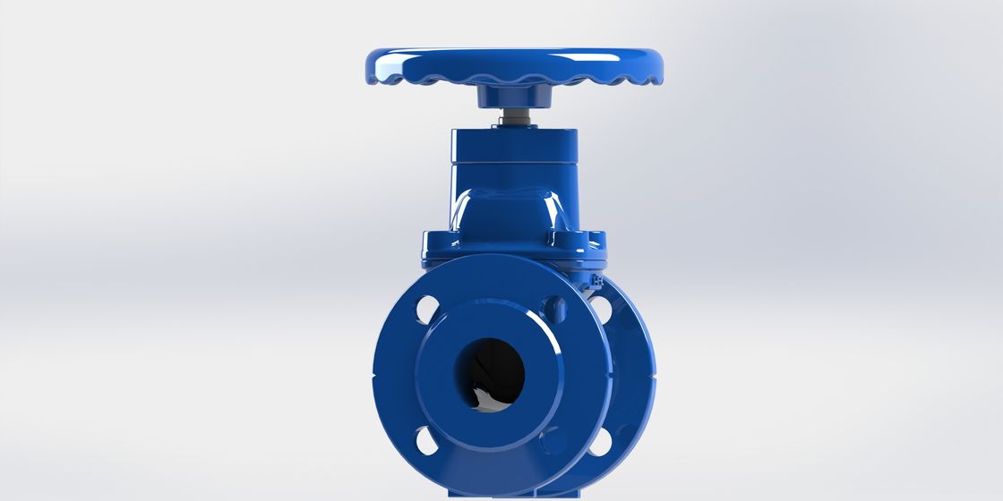 Abrasion Resistant Water Gate Valve , Ductile Iron Wedge Type Gate Valve