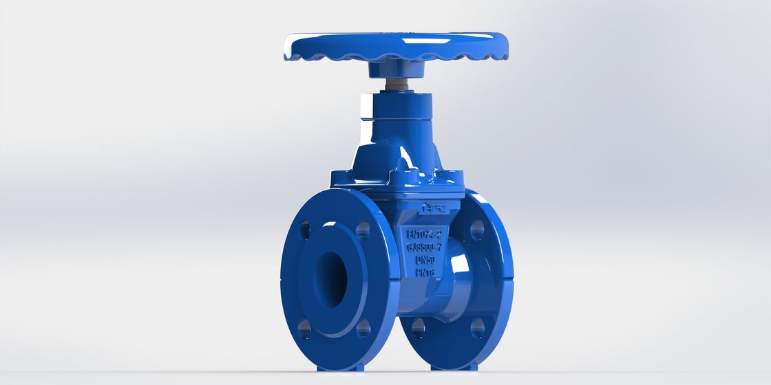 Ductile Iron GJS500-7 Water Gate Valve FBE Coated AWWA Flange Available