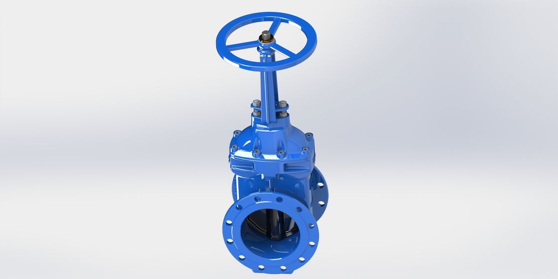 Ductile Iron GJS500-7 Water Gate Valve FBE Coated AWWA Flange Available