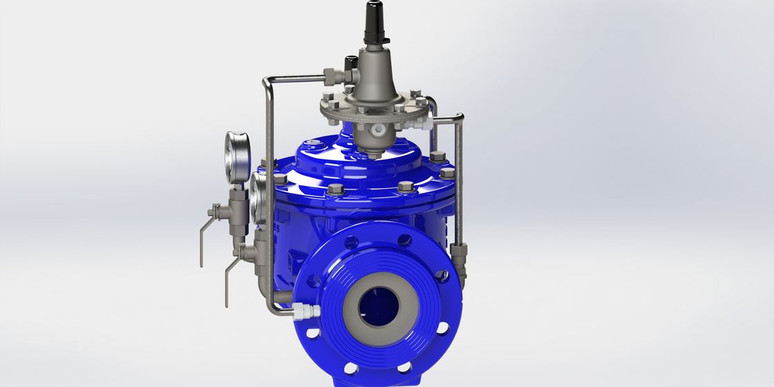 Stainless Steel Pilot Fluid Control Valve With Nylon Reinforcement Diaphragm
