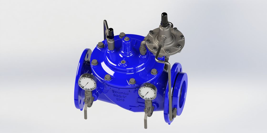Industrial Flow Limiting Valve , Ductile Iron Water Flow Control Valve