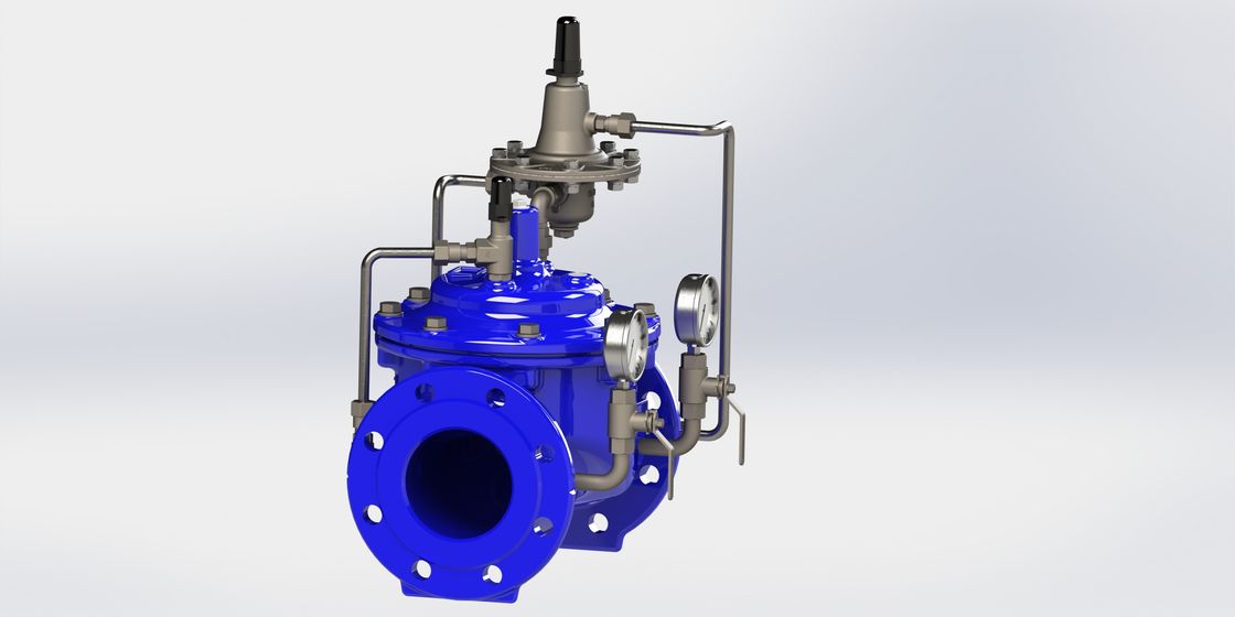 Industrial Flow Limiting Valve , Ductile Iron Water Flow Control Valve