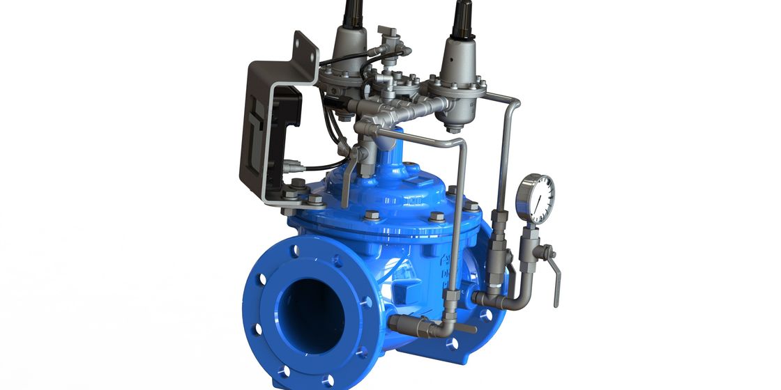 Remote Control Water Control Valve , Ductile Iron Pressure Management Valve