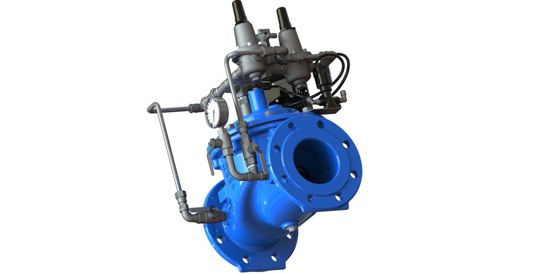 Remote Control Water Control Valve , Ductile Iron Pressure Management Valve