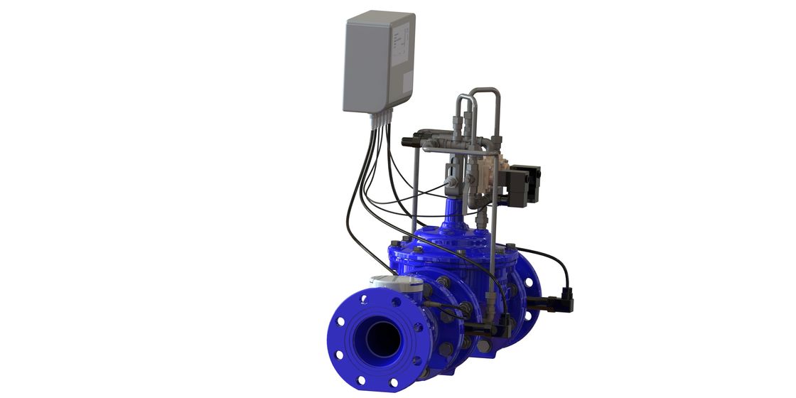 Epoxy Coated Water Control Valve Dynamic Pressure Control Based On Flow Rate